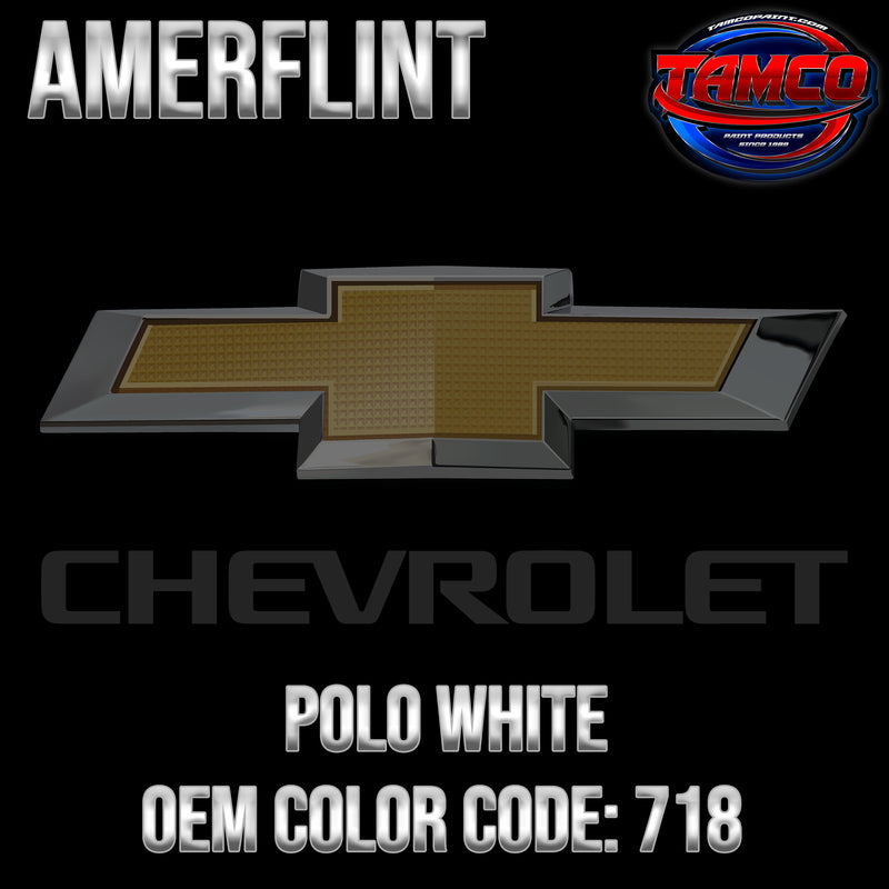 Chevrolet Polo White Code 718 Amerflint