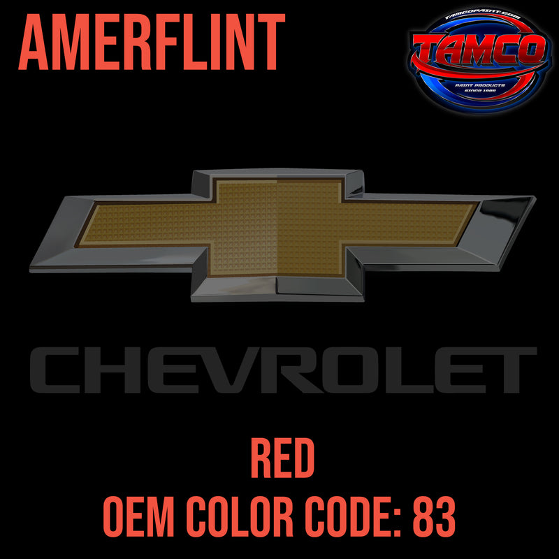 Chevrolet Red | 83 | 1980 | OEM Amerflint II Series Single Stage