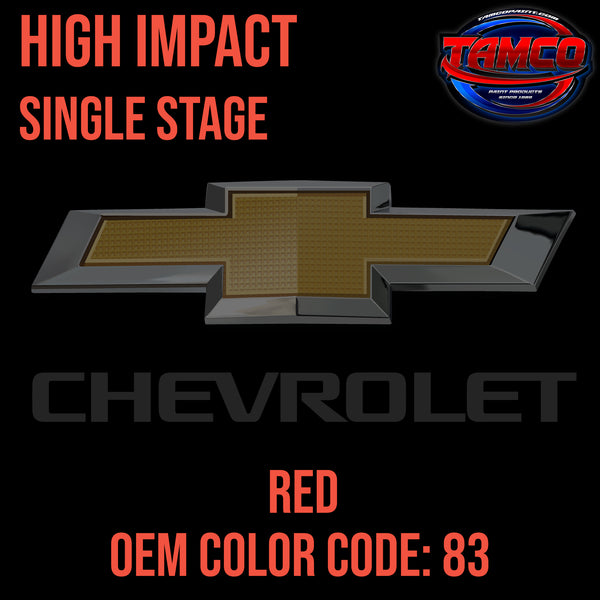 Chevrolet Red | 83 | 1980 | OEM High Impact Series Single Stage