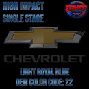 Chevrolet Light Royal Blue