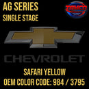 CHEVROLET SAFARI YELLOW