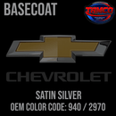 Tamco Paint Chevrolet Satin Silver OEM Color Code: 940 / 2970 Basecoat