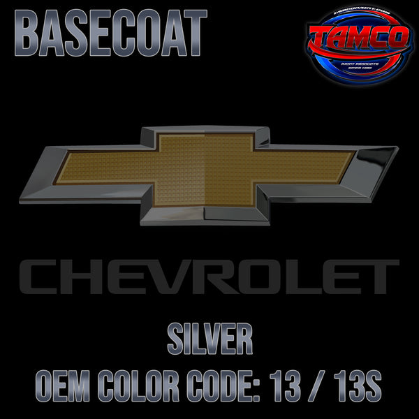 Chevrolet Silver | 13 / 13S | 1986-2020 | OEM Basecoat