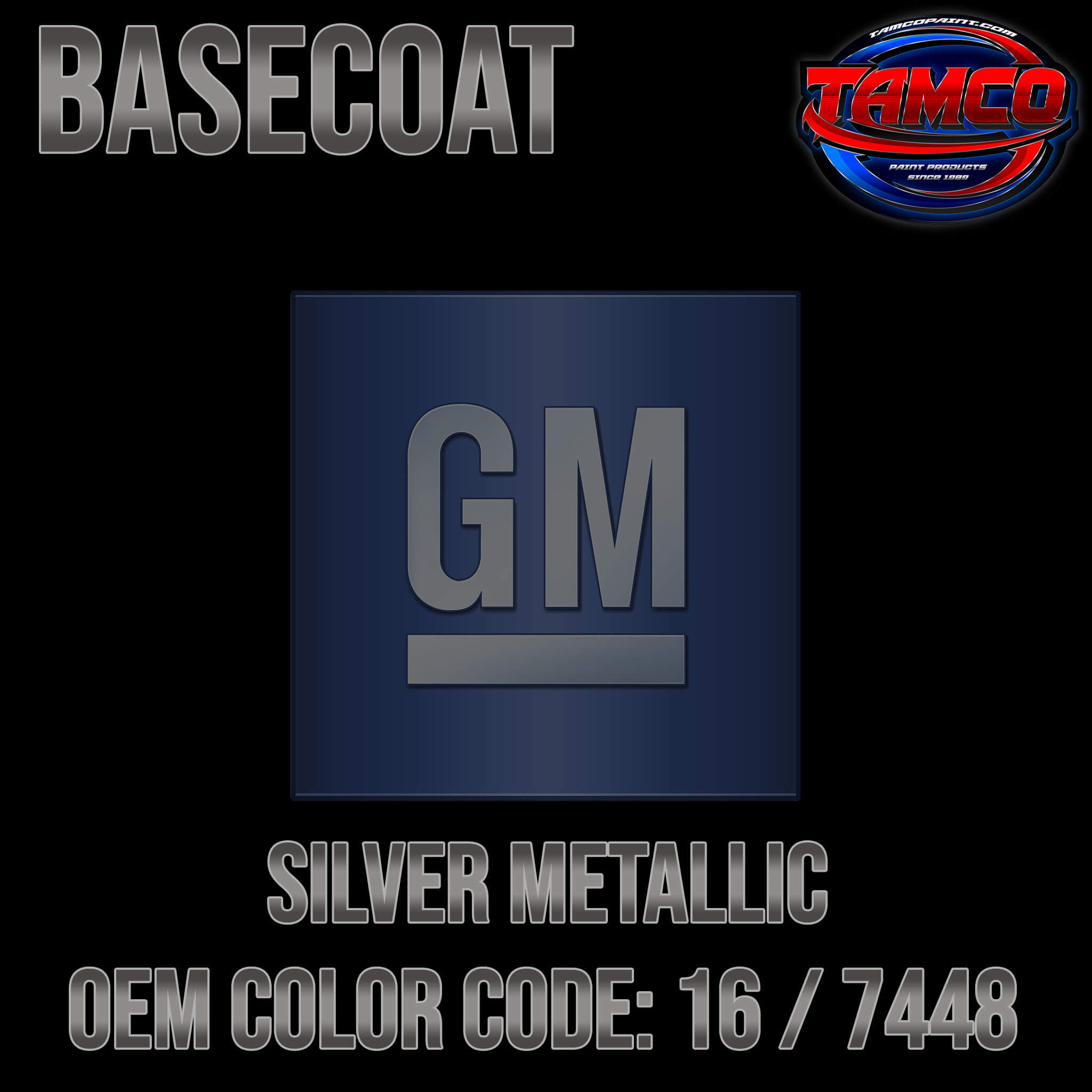  GM Silver Metallic OEM Basecoat