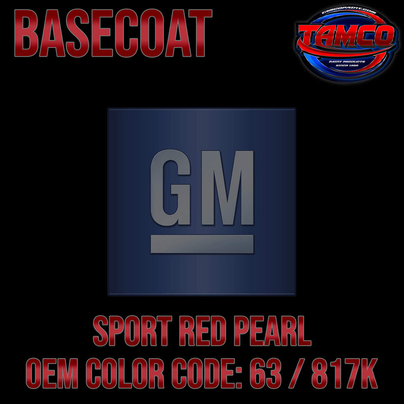 GM Sport Red Pearl | 63 / 817K | 2003-2010 | OEM Basecoat