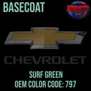 Tamco Paint Chevrolet Surf Green OEM Color Basecoat