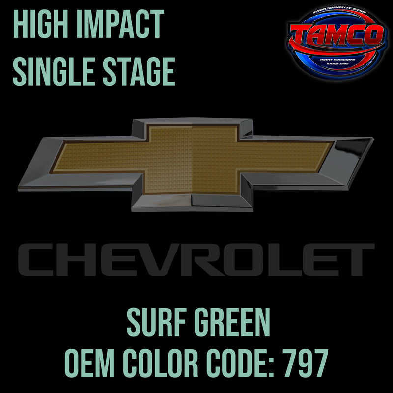 Tamco Paint Chevrolet Surf Green OEM Color Hi-Impact Single Stage