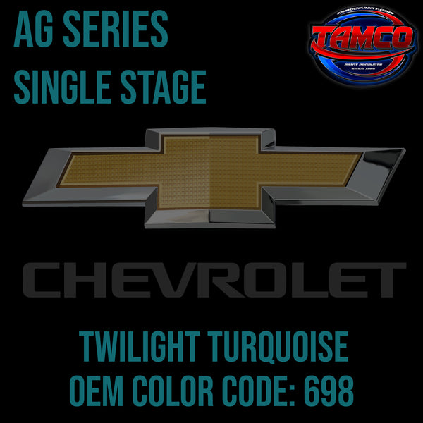 Chevrolet Twilight Turquoise | 698 | 1956-1985 | OEM AG Series Single Stage