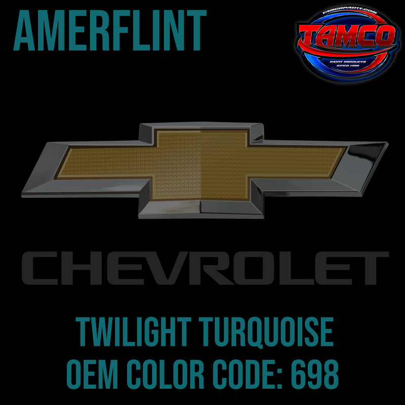 Chevrolet Twilight Turquoise | 698 | 1956-1985 | OEM Amerflint II Series Single Stage