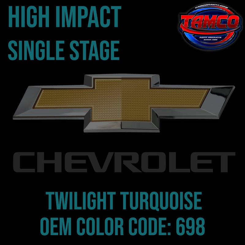 Chevrolet Twilight Turquoise | 698 | 1956-1985 | OEM High Impact Series Single Stage