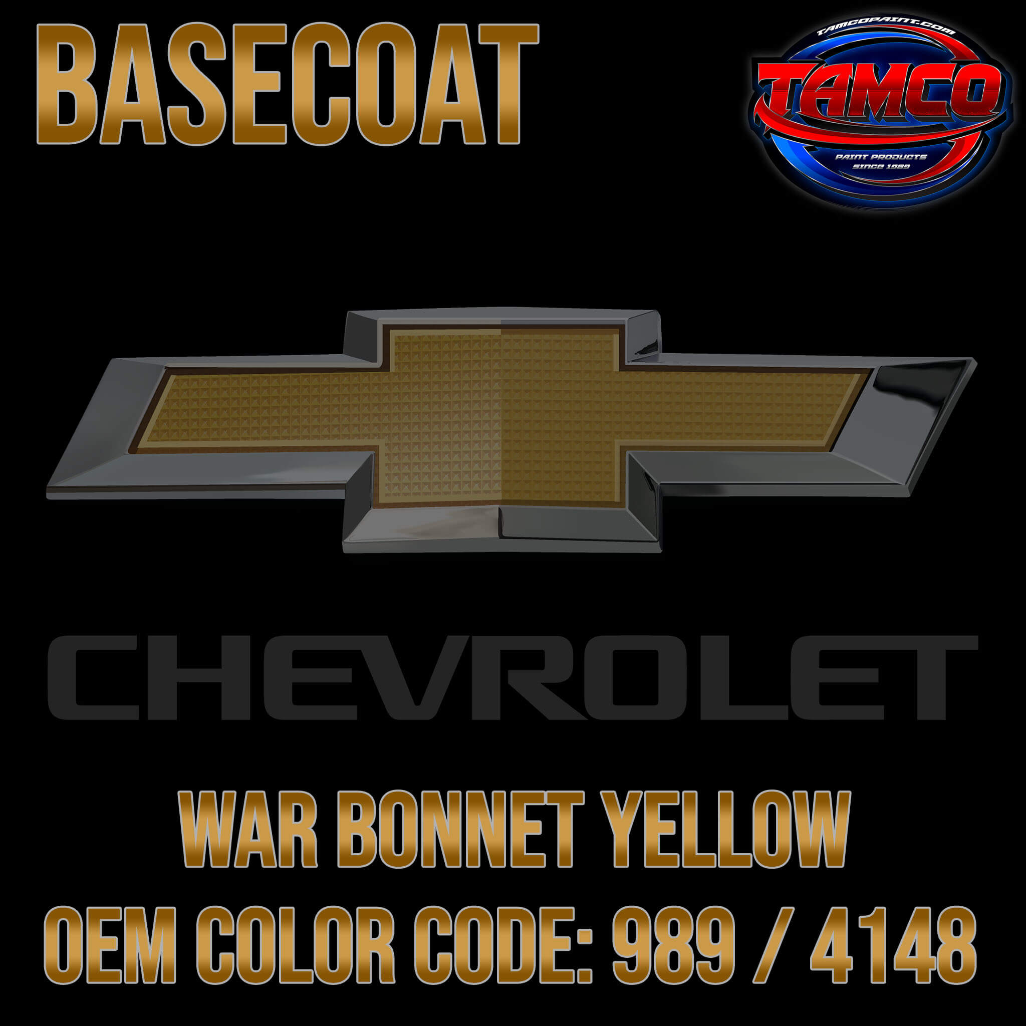 War Bonnet Yellow OEM Basecoat