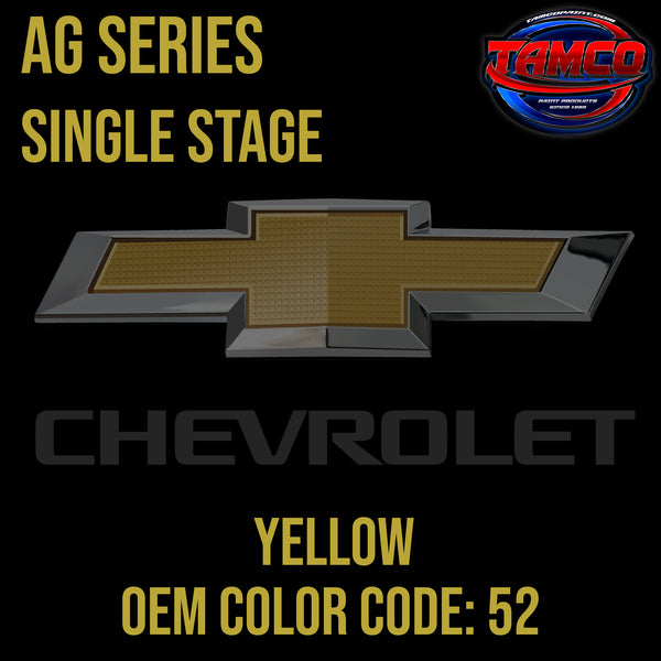 Chevrolet Yellow | 52 | 1977 | OEM AG Series Single Stage