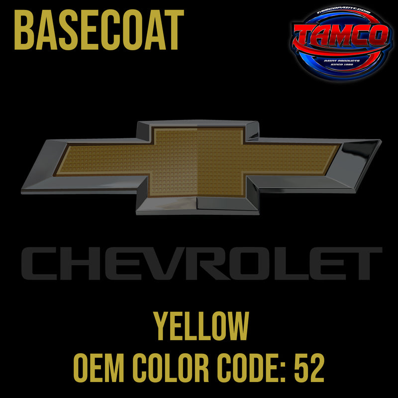 Chevrolet Yellow | 52 | 1977 | OEM Basecoat