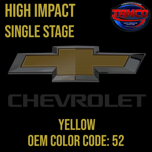 Chevrolet Yellow | 52 | 1977 | OEM High Impact Series Single Stage