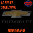 Chevrolet Engine Orange