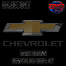 Chevrolet Dark Brown Code 67 OEM Basecoat