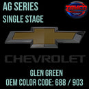 Tamco Paint Chevrolet Glen Green Code 688 / 903 OEM AG Series Single Stage