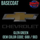 Tamco Paint Chevrolet Glen Green Code 688 / 903 OEM Basecoat