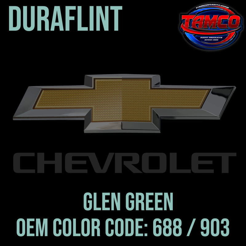 Tamco Paint Chevrolet Glen Green Code 688 / 903 OEM Duraflint