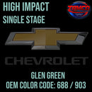 Tamco Paint Chevrolet Glen Green Code 688 / 903 OEM High Impact Single Stage