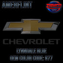Chevrolet Lynndale Blue Code 977 OEM Amerflint