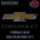 Chevrolet Lynndale Blue Code 977 OEM Basecoat
