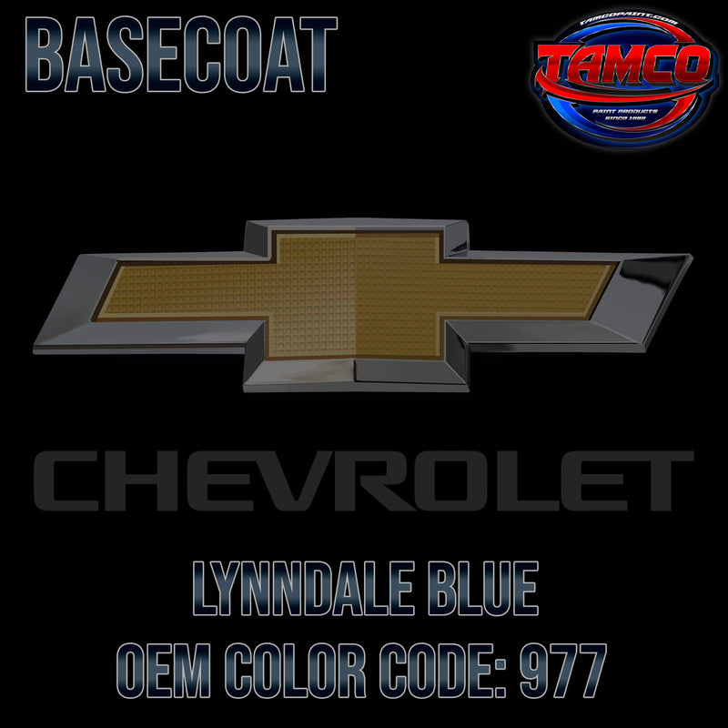 Chevrolet Lynndale Blue Code 977 OEM Basecoat