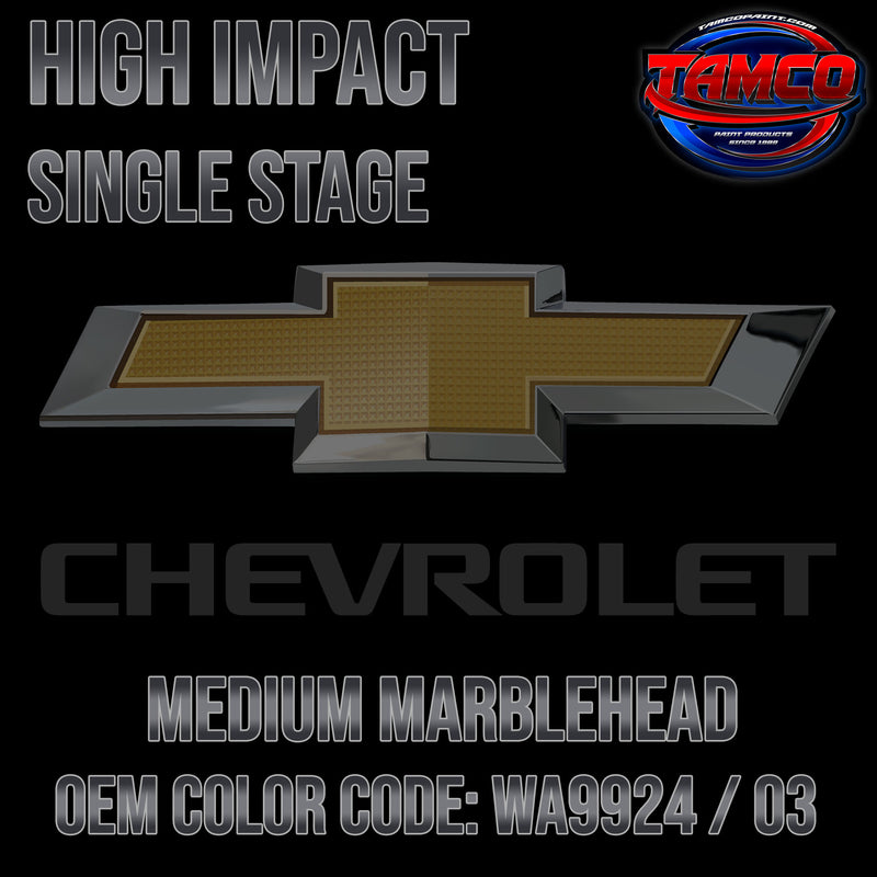 Tamco Paint Chevrolet Medium Marblehead Code WA9924 / 03 OEM High Impact Single Stage