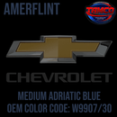 Tamco Paint Chevrolet Medium Adriatic Blue WA9907 / 30 OEM Amerflint II Series Single Stage