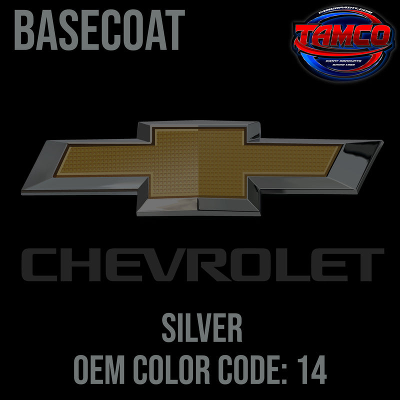 Chevrolet Silver | 14 | 1977 | OEM Basecoat