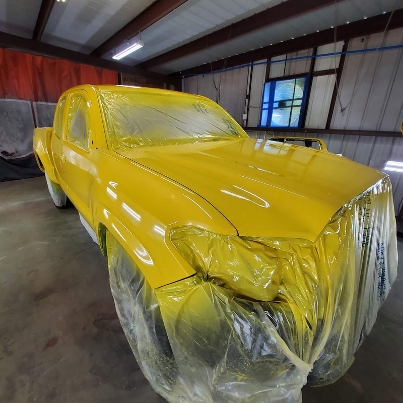 Chevrolet Bright Yellow Car