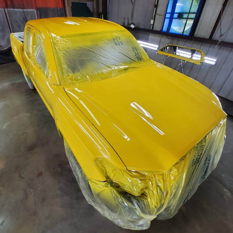 Chevrolet Bright Yellow Car