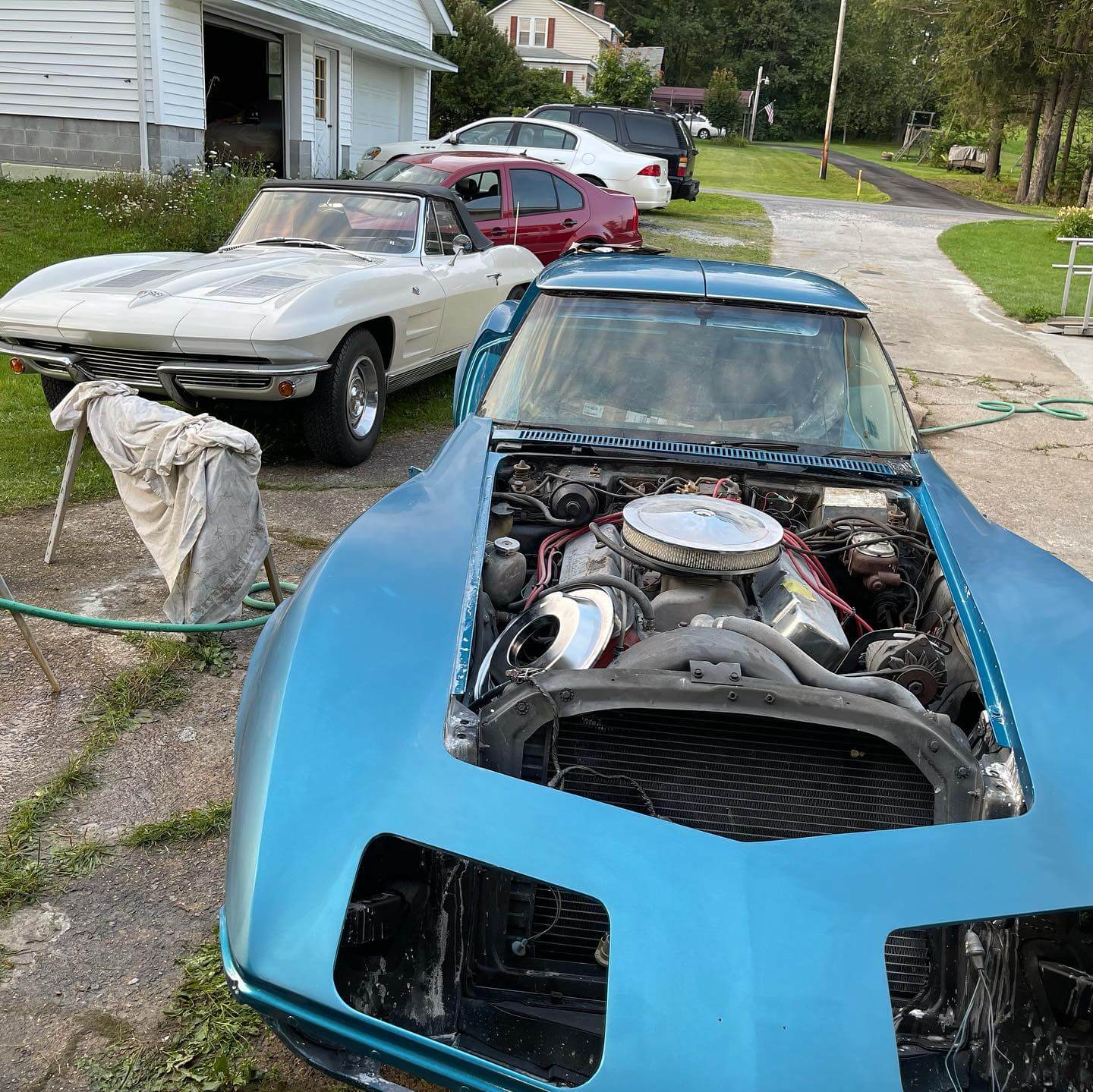 Tamco Paint Chevrolet Bryar Blue Metallic on 1970 Chevrolet Corvette C3