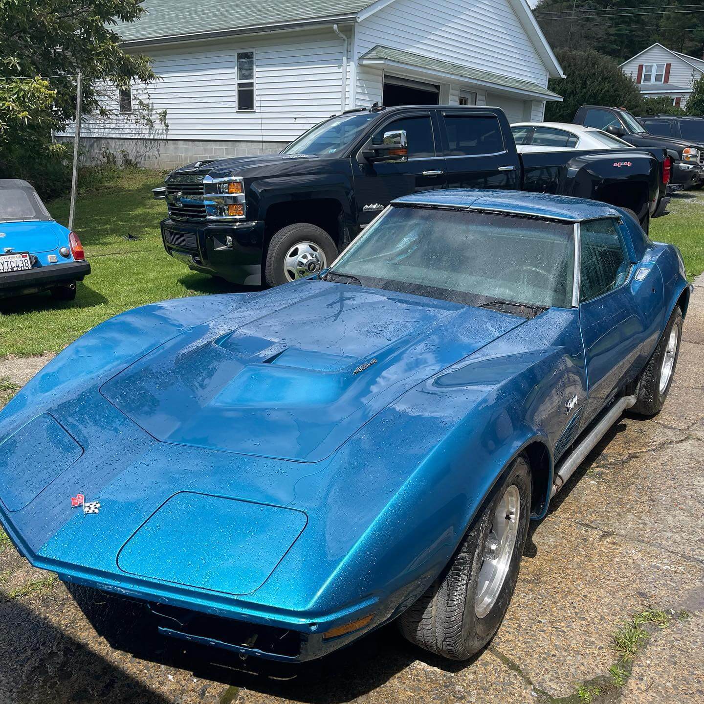 Tamco Paint Chevrolet Bryar Blue Metallic on 1970 Chevrolet Corvette C3