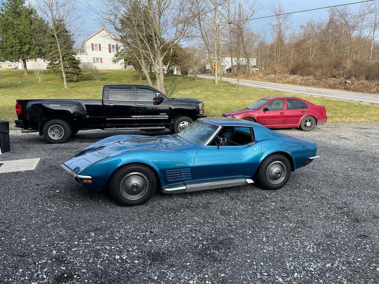 Tamco Paint Chevrolet Bryar Blue Metallic on 1970 Chevrolet Corvette C3