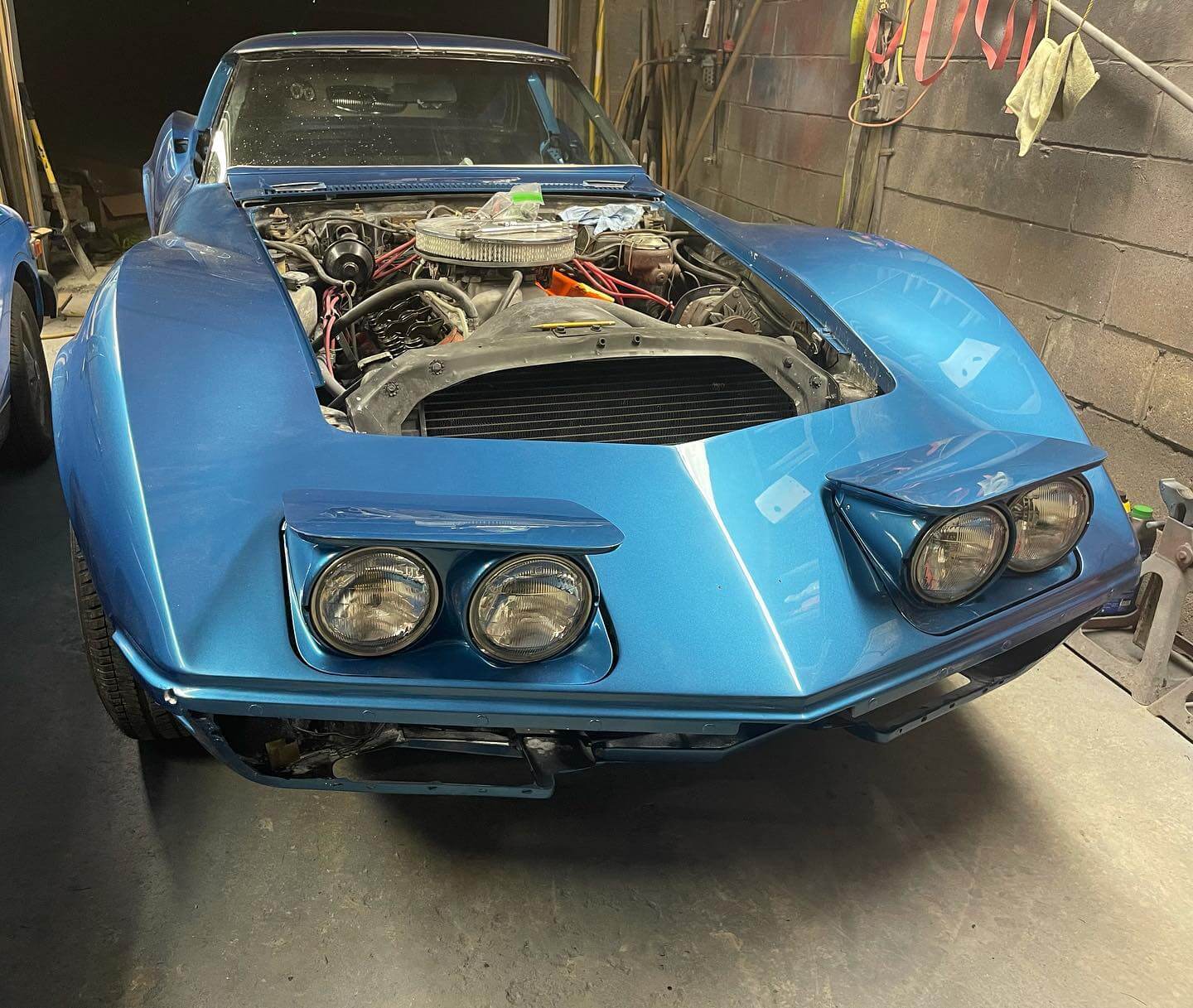 Tamco Paint Chevrolet Bryar Blue Metallic on 1970 Chevrolet Corvette C3