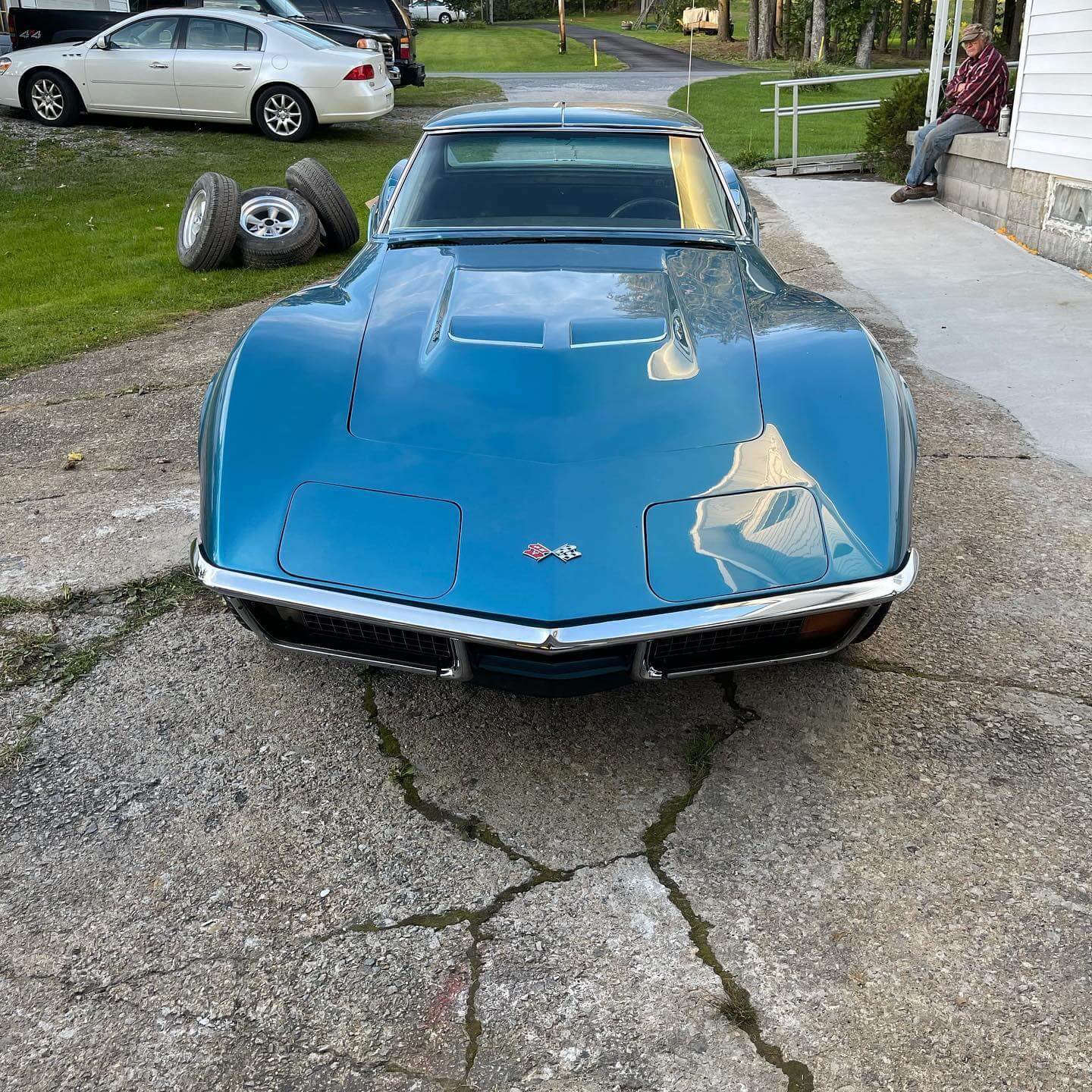 Tamco Paint Chevrolet Bryar Blue Metallic on 1970 Chevrolet Corvette C3