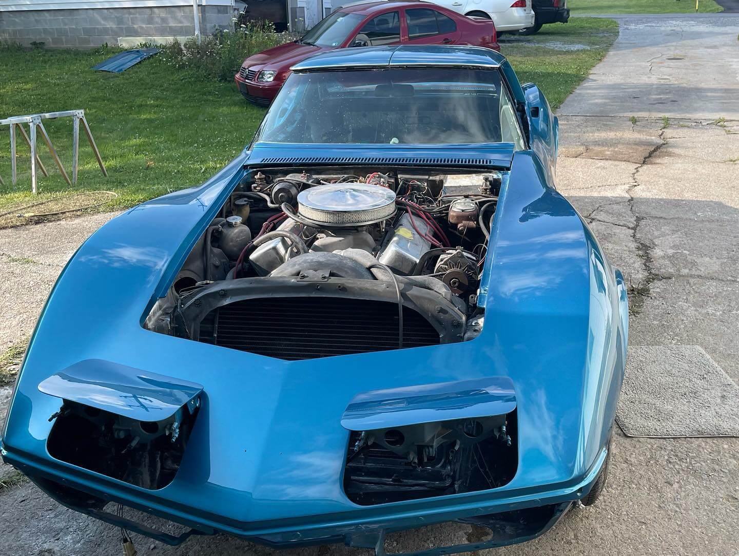 Tamco Paint Chevrolet Bryar Blue Metallic on 1970 Chevrolet Corvette C3
