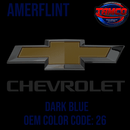 Tamco Paint Chevrolet Dark Blue Code 26  OEM Amerflint II Series Single Stage