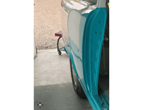 Tamco Paint Chevrolet Regal Turquoise Metallic in 1955 Chevrolet Bel Air