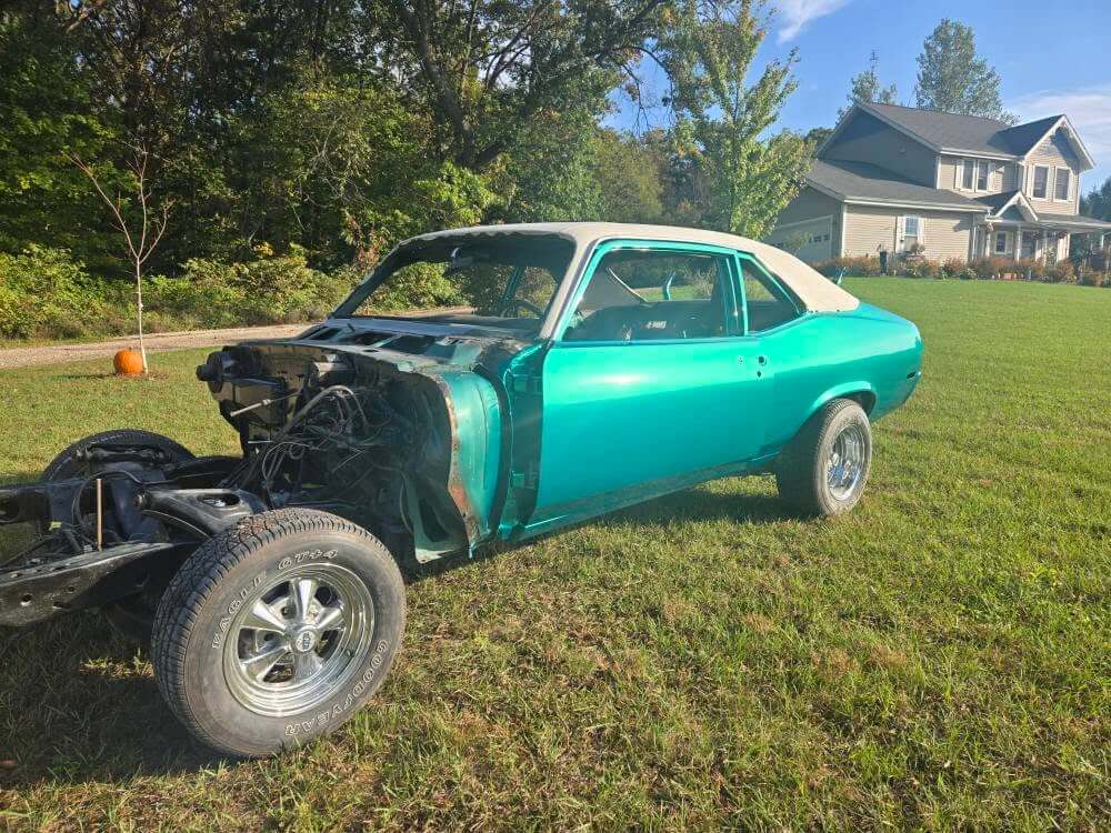 Tamco Paint Chevrolet Spring Green on 1972 Chevrolet Nova