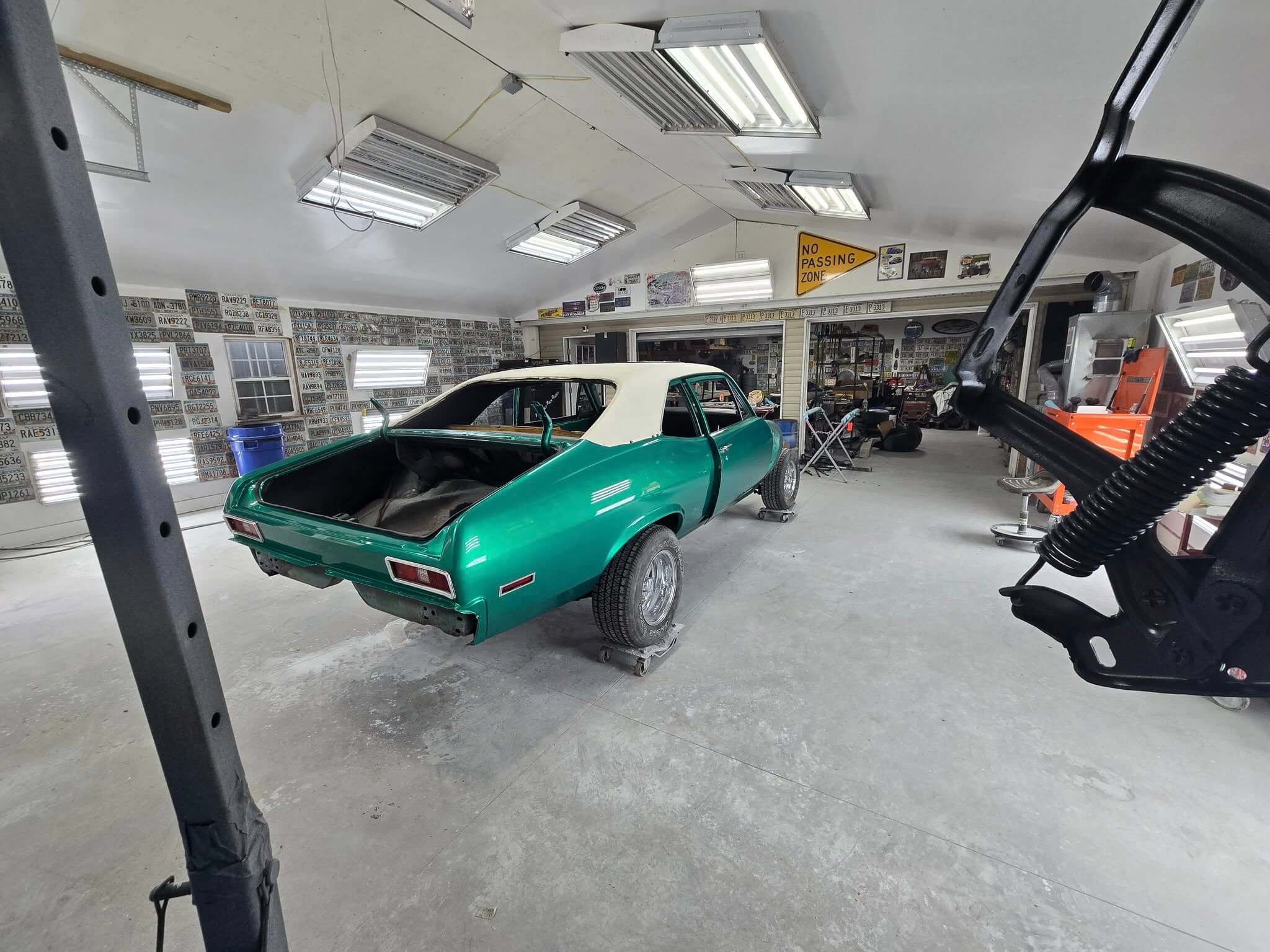 Tamco Paint Chevrolet Spring Green on 1972 Chevrolet Nova