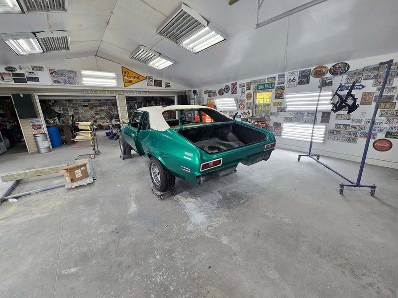 Tamco Paint Chevrolet Spring Green on 1972 Chevrolet Nova