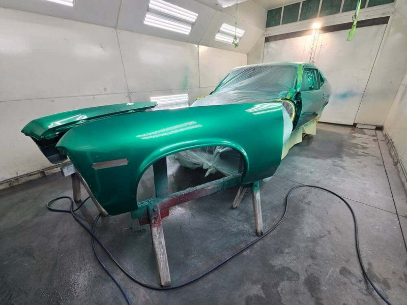 Tamco Paint Chevrolet Spring Green on 1972 Chevrolet Nova