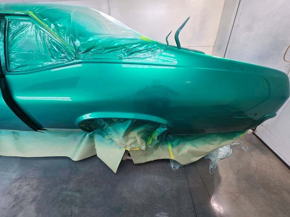 Tamco Paint Chevrolet Spring Green on 1972 Chevrolet Nova