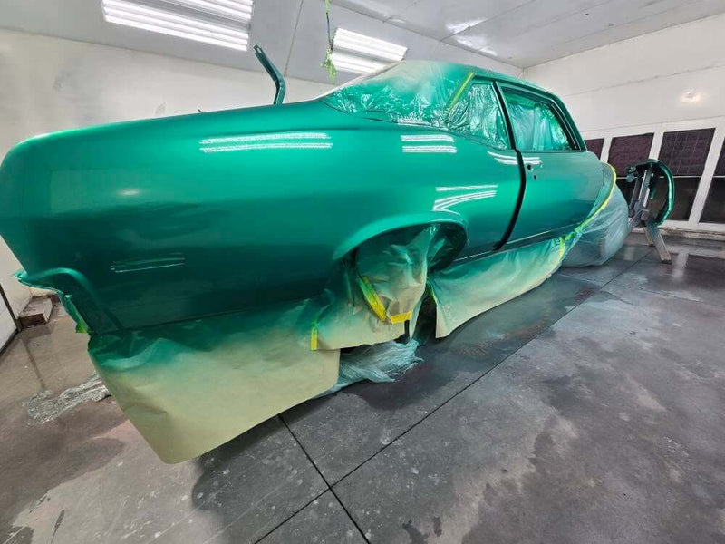 Tamco Paint Chevrolet Spring Green on 1972 Chevrolet Nova