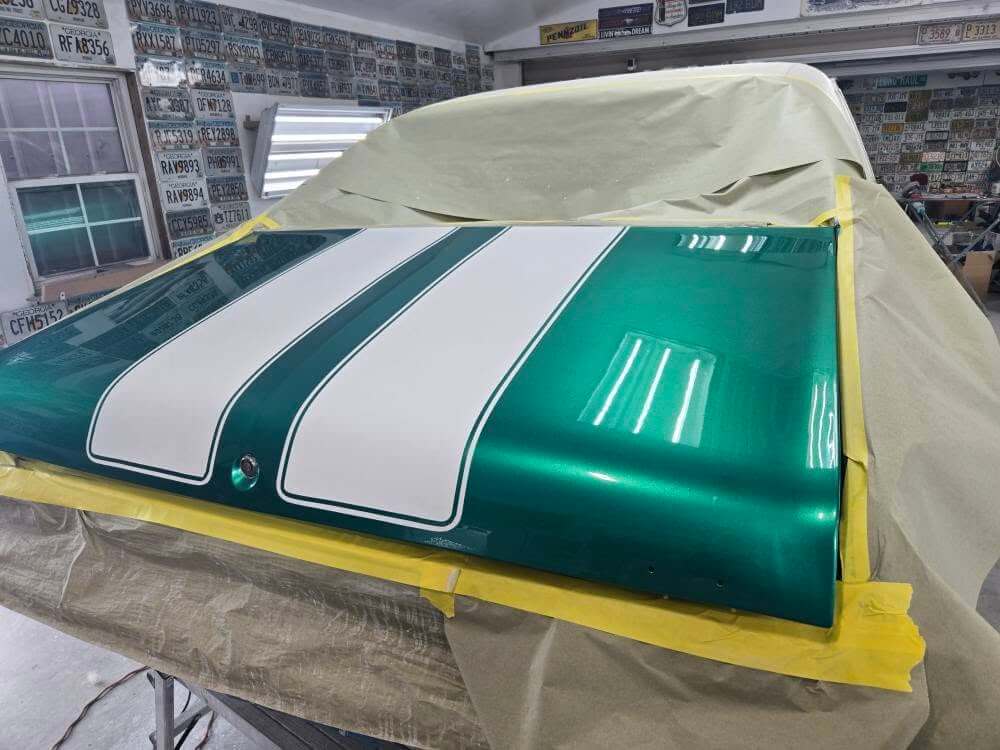 Tamco Paint Chevrolet Spring Green on 1972 Chevrolet Nova