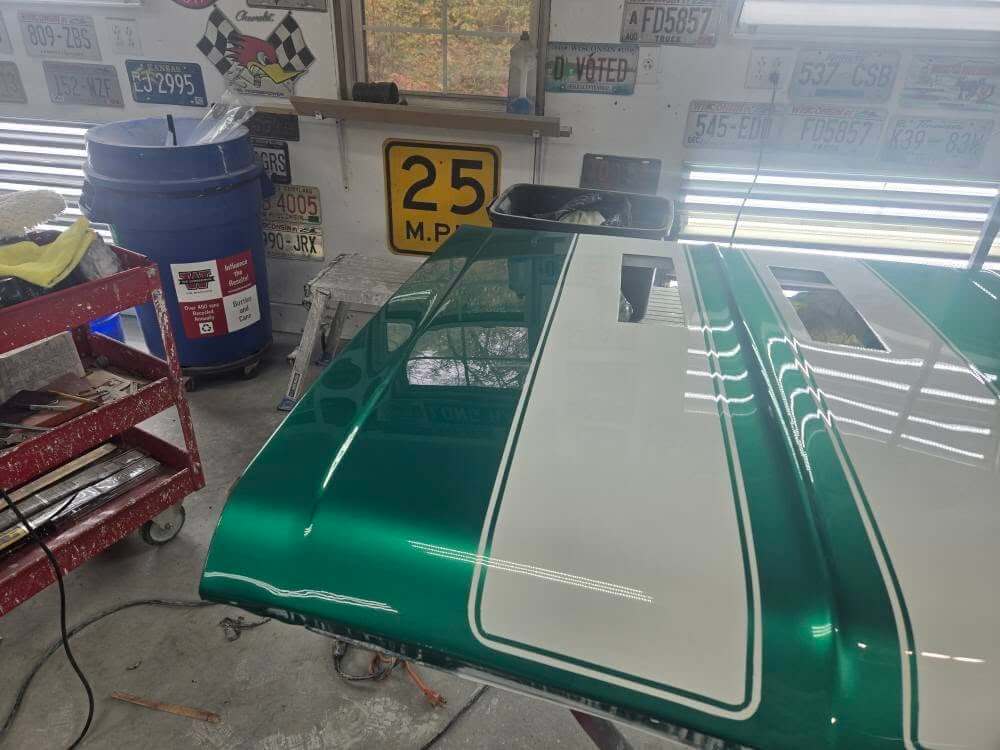 Tamco Paint Chevrolet Spring Green on 1972 Chevrolet Nova