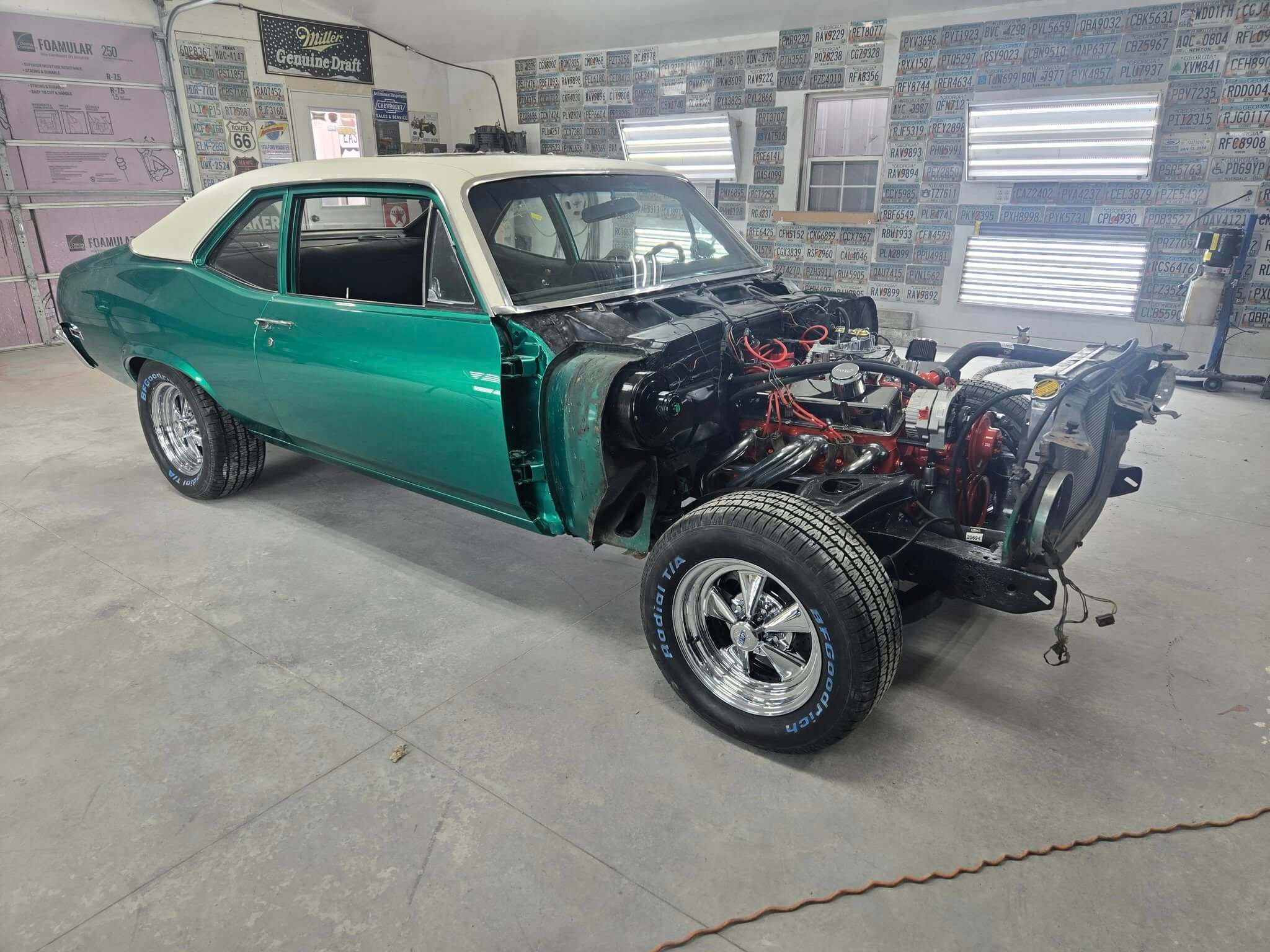 Tamco Paint Chevrolet Spring Green on 1972 Chevrolet Nova