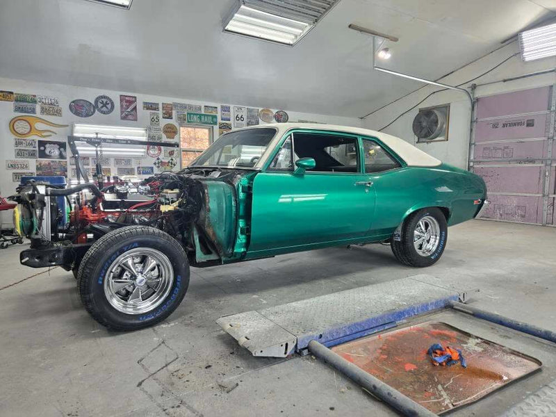 Tamco Paint Chevrolet Spring Green on 1972 Chevrolet Nova